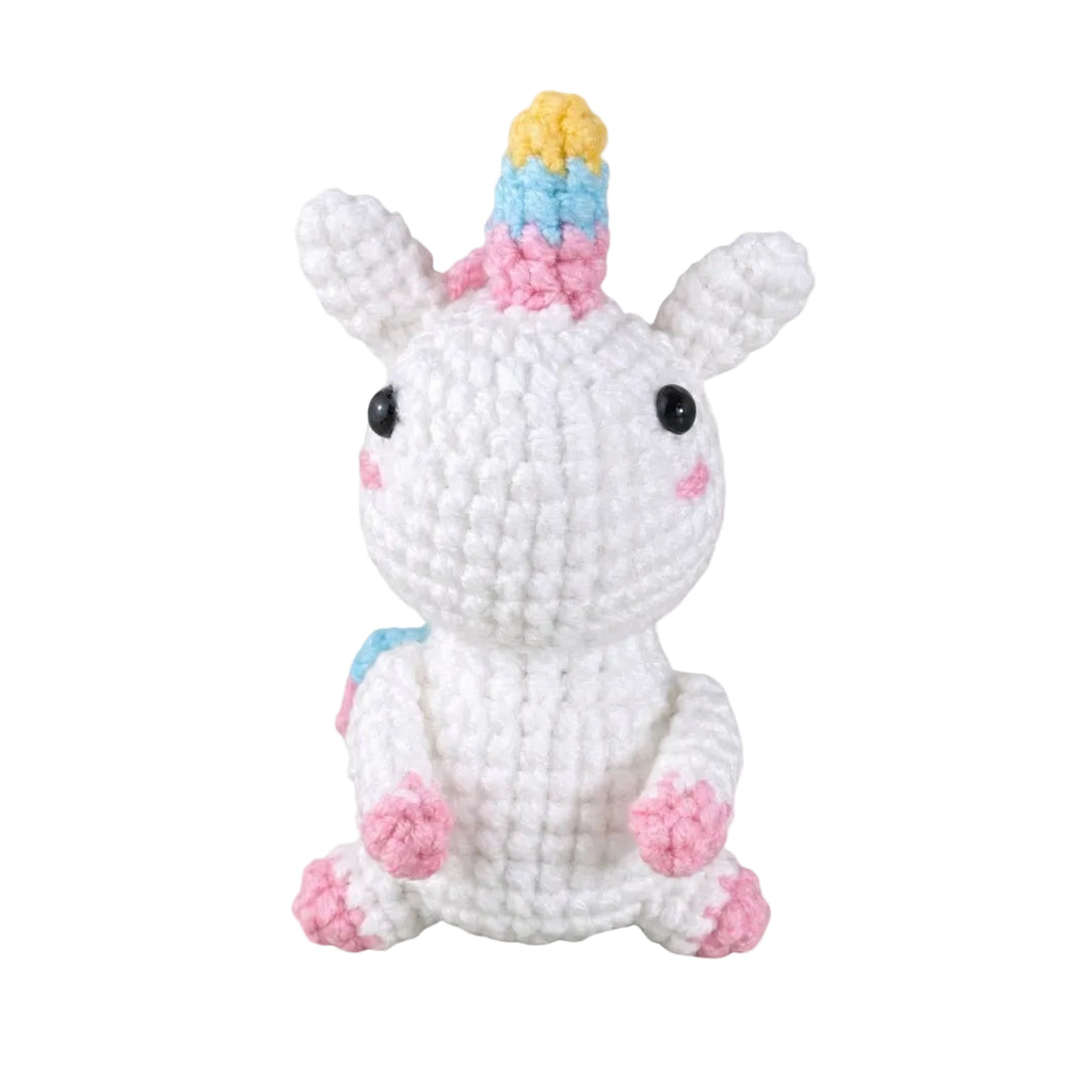 Hand Crochet Unicorn Plush Ornament