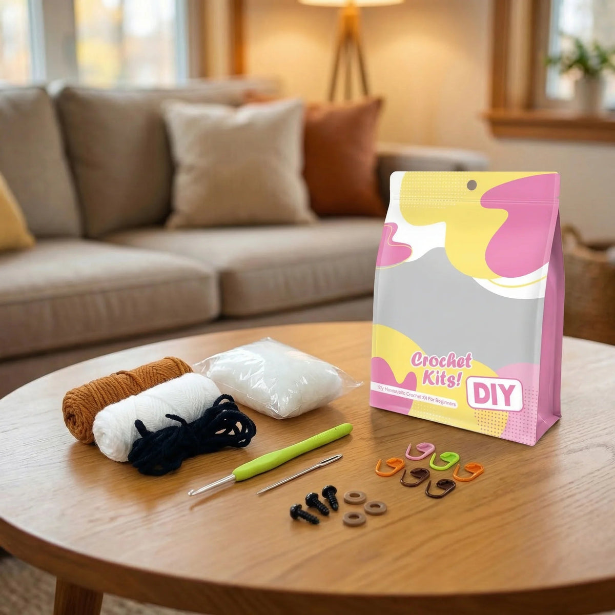 Handmade Crochet Cow Plush