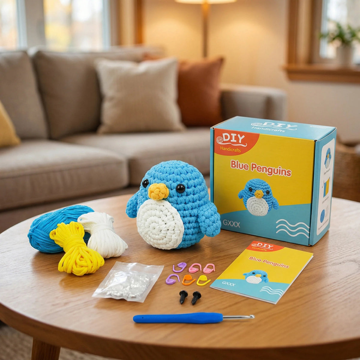Little Penguin Mini Crochet Kit