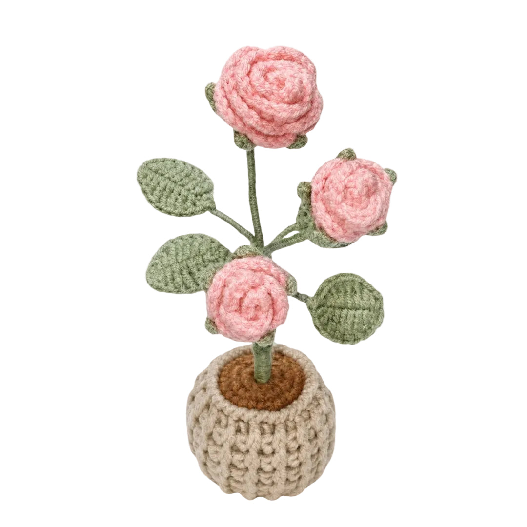 Mini Rose Crochet Kit
