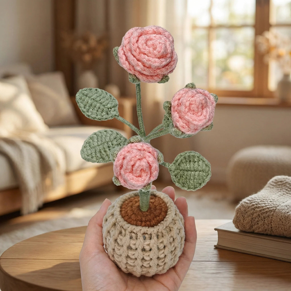 Mini Rose Crochet Kit